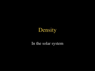 Density