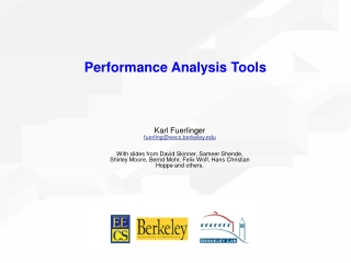 Performance Analysis Tools