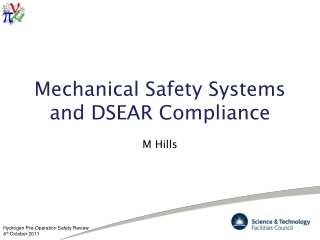 Mechanical Safety Systems and DSEAR Compliance