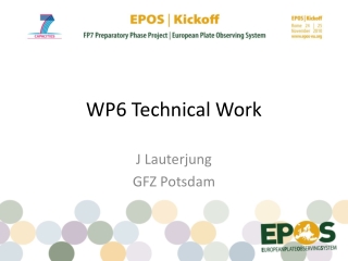 WP6 Technical Work