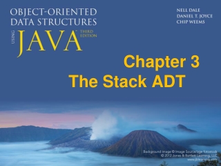 Chapter 3 The Stack ADT