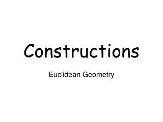 Constructions