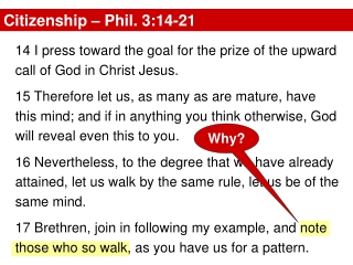 14 I press toward the goal for the prize of the upward call of God in Christ Jesus.