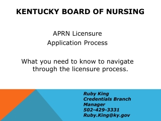 Kentucky Board of Nursing