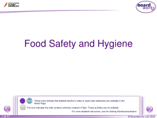 Food Safety and Hygiene