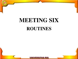 MEETING  SIX