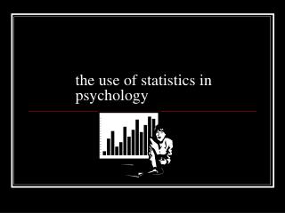 the use of statistics in psychology