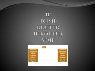 IP TCP/IP ROUTER IP/ROUTER VOIP