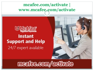 mcafee.com/activate | www.mcafee.com/activate