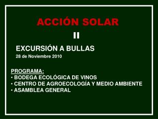 ACCIÓN SOLAR