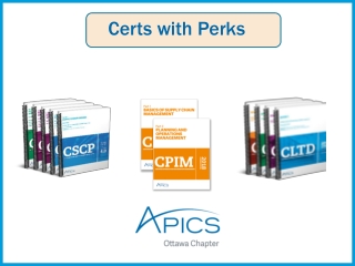 Certs with Perks