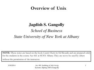 Overview of Unix