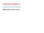 Introduction du chapitre 4 : Campagne de lutte contre l hypertension Quelles questions peut-on se poser