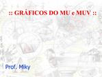 :: GR FICOS DO MU e MUV ::