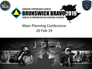 Main Planning Conference 20 Feb 19