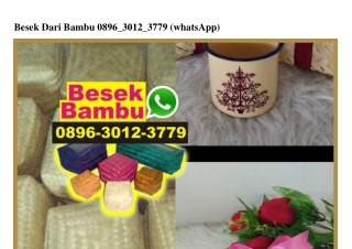 Besek Dari Bambu O8963O123779[wa]