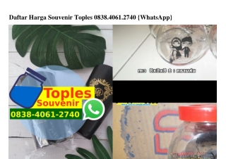 Daftar Harga Souvenir Toples Ö838~4Ö61~274Ö[wa]