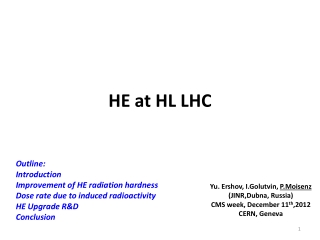 HE at HL LHC