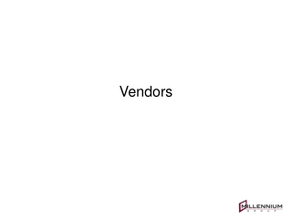 Vendors