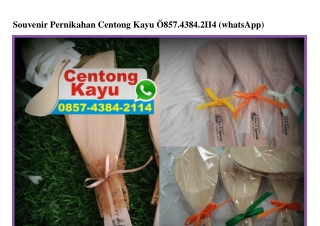 Souvenir Pernikahan Centong Kayu O857–4384–2114[wa]