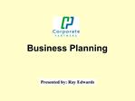 Business Planning Development