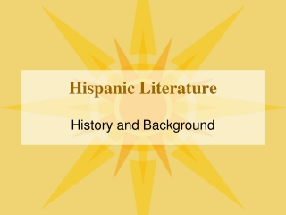Hispanic Literature