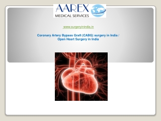 Coronary Artery Bypass Graft (CABG) surgery in India