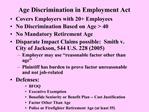 Age Discrimination in Employment Act