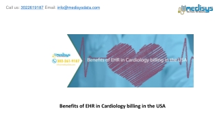 Benefits of EHR in Cardiology billing in the USA