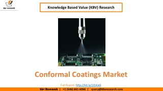 Conformal Coatings Market Size- KBV Research