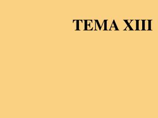 TEMA XIII