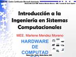 Introducci n a la Ingenier a en Sistemas Computacionales