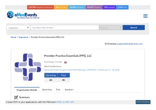 Provider Practice Essentials, LLC