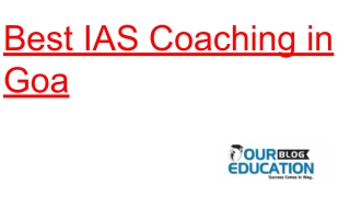 Top UPSC Coaching In Goa