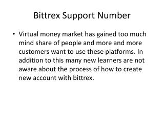 Bittrex Support Number 817 776 5501