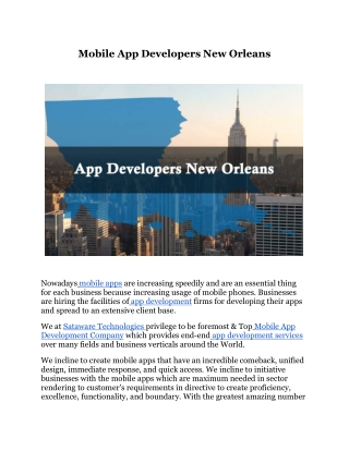 App Developers New Orleans