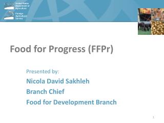 Food for Progress (FFPr)