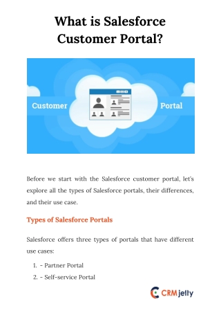 What is Salesforce Customer Portal?