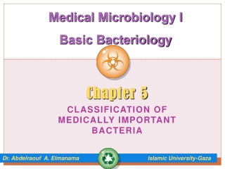 Chapter 5 Classification of Medically Important Bacteria