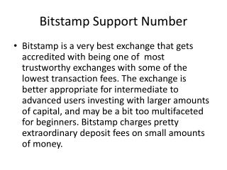 Bitstamp Support Number 8177765501