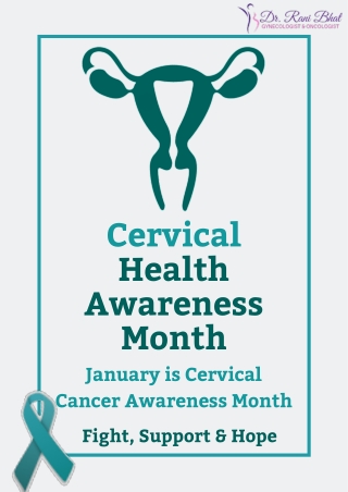 January is the Cervical Cancer Awareness Month | Dr. Rani Bhat