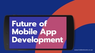 Future of App Development 2020