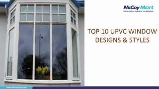 Top 10 uPVC Window Designs and Styles
