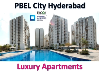 Lavish apartments for sale in PBEL City Hyderabad