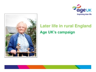 Later life in rural England