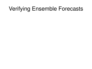 Verifying Ensemble Forecasts