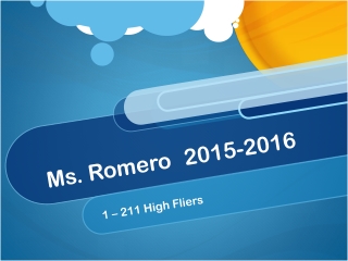 Ms. Romero	2015-2016