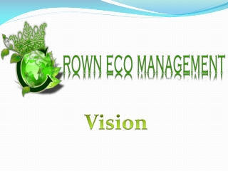 CROWN CAPITAL MANAGEMENT: Our Vision/What do we do