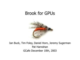 Brook for GPUs