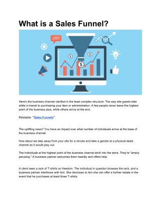 What is a Sales Funnel?